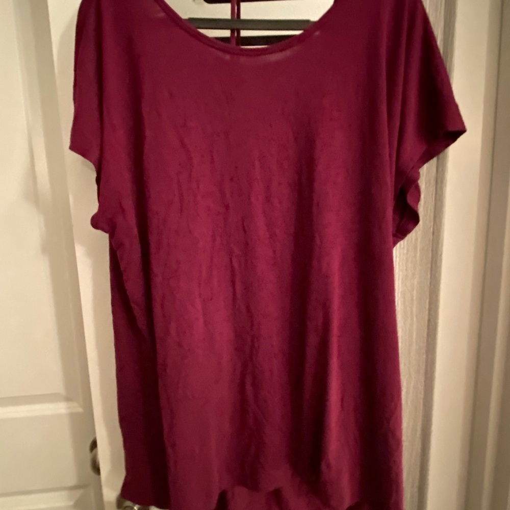 Magenta XersionTop with cute back detail